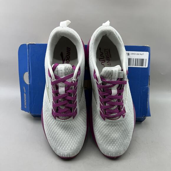 Brooks Levitate 5 Running Shoes Women Size 9.5 Gray Purple Comfort Low Sneakers - Picture 5 of 9
